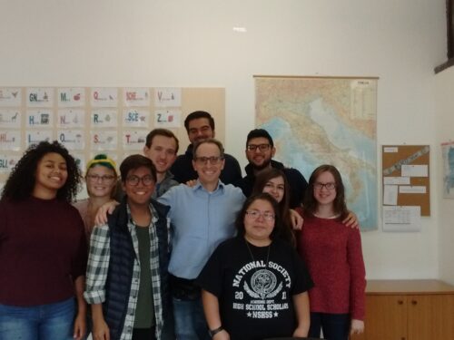 Ecco i miei studenti e le mie studentesse di Cultura Ital-Brit-Amer