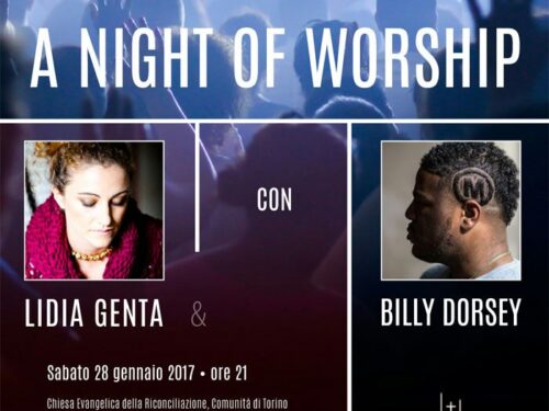 Sabato 28 gennaio Lidia Genta e Billy Dorsey in concerto per la traduzione della Bibbia