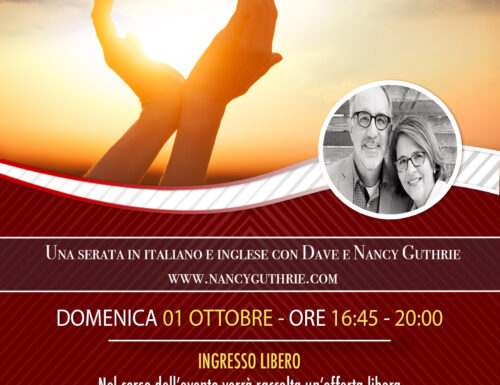 Un invito a Firenze a sentire Dave e Nancy Guthrie in italiano e inglese